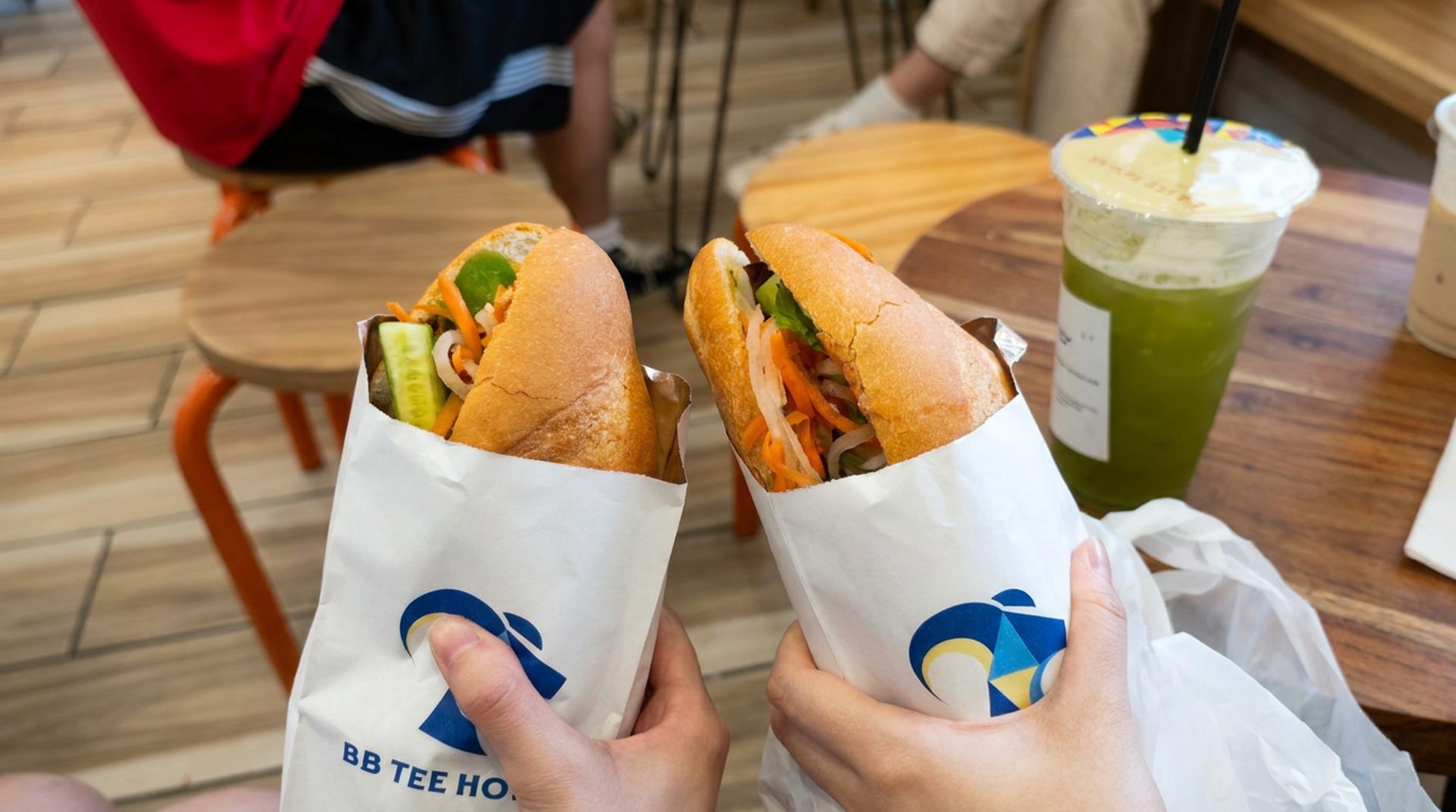 Salted Coffee and Bánh Mì Đặc Biệt